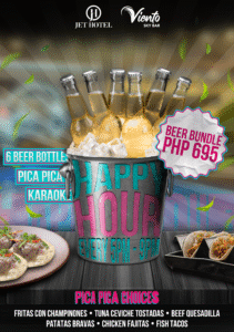 JET Hotel Lipa Website Viento Sky Bar Happy Hour Promo