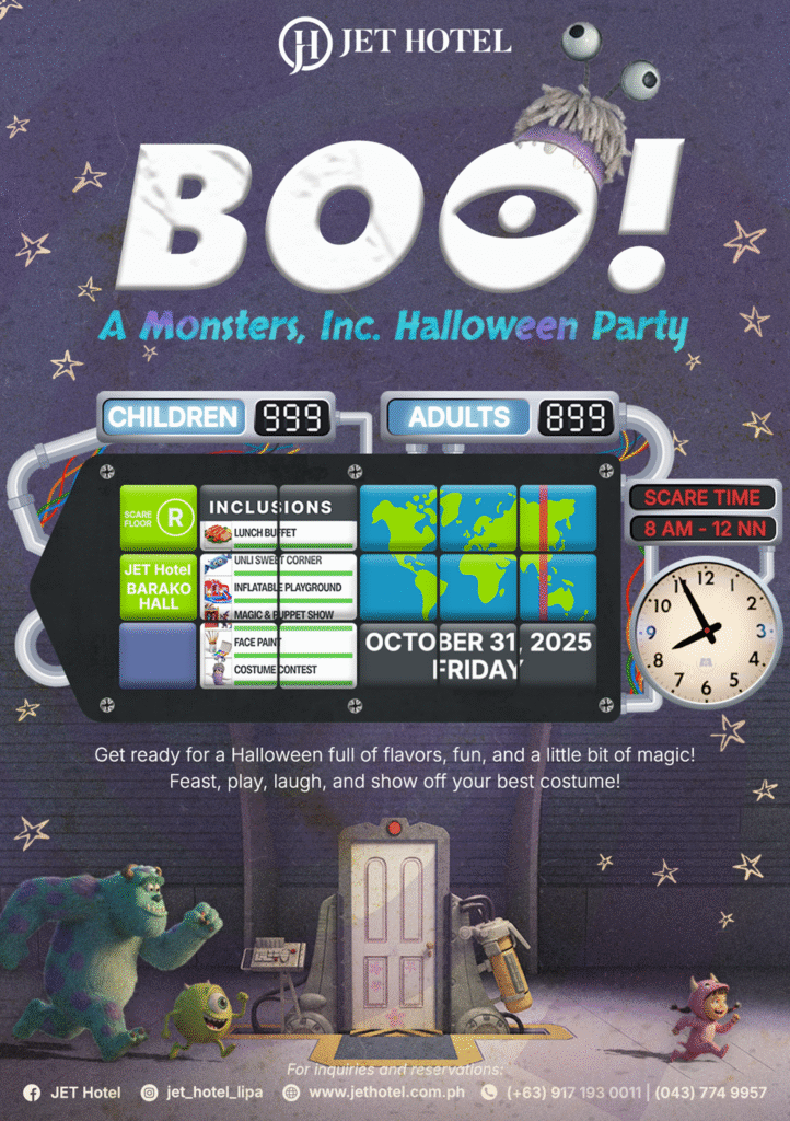 JET Hotel Halloween 2025 Promo