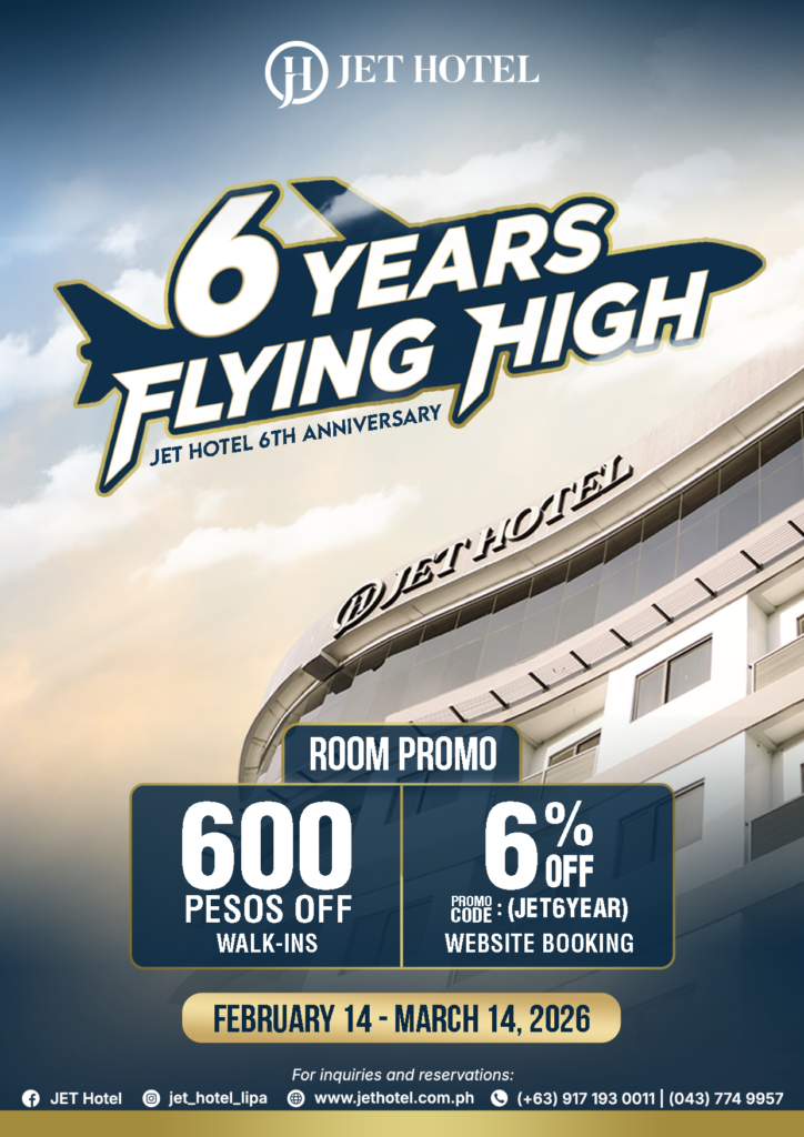 6th Year JET Hotel Room Promo